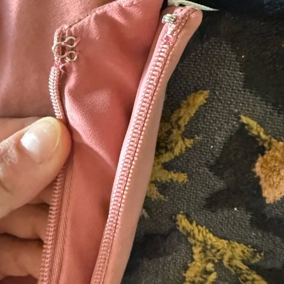 Zimmerman Rose Pink Sueded Silk Cocktail Dress Drape‎ Bodice size 1! 🌹 - Picture 9 of 9